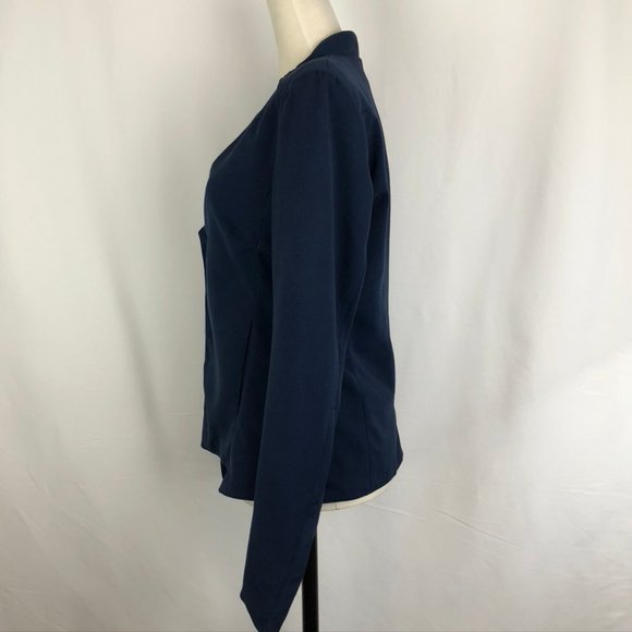 Improvd V-Neck Jacket with Zipper Closure - Picture 4 of 7